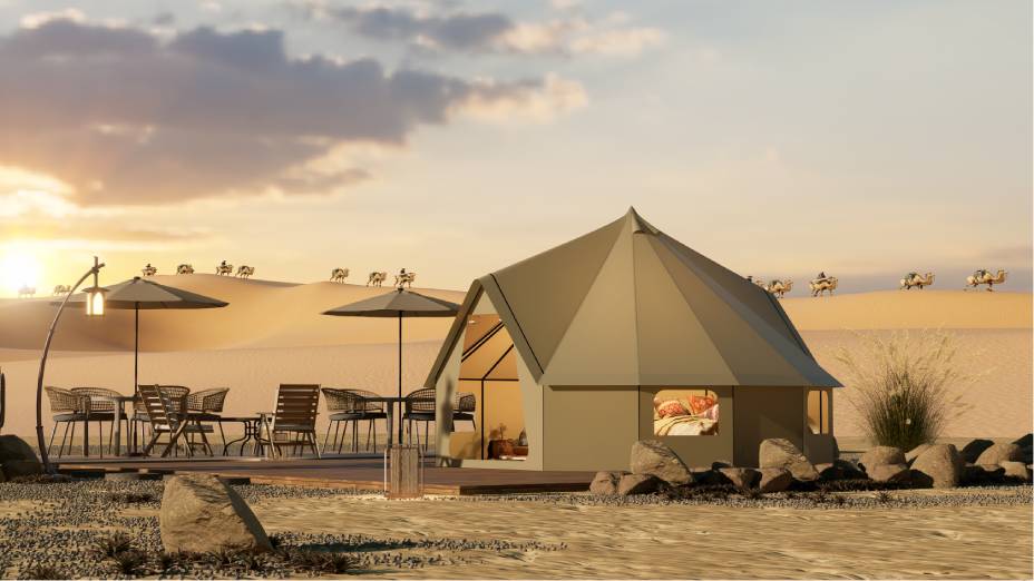 克什克腾旗露营酒店帐篷厂家